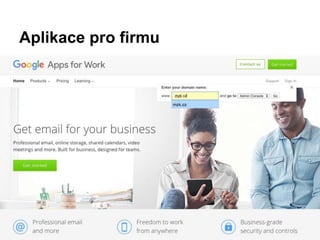 Aplikace pro firmu
 