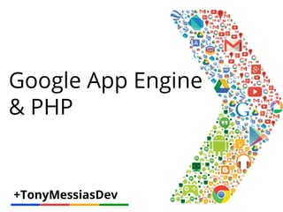 Google App Engine 
& PHP 
+TonyMessiasDev 
 