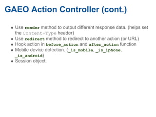 An Introduction to GAEO web framework