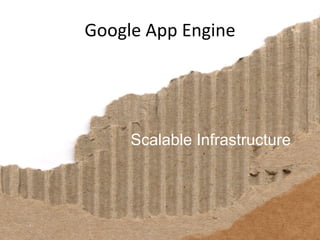 Google App Engine Scalable Infrastructure 