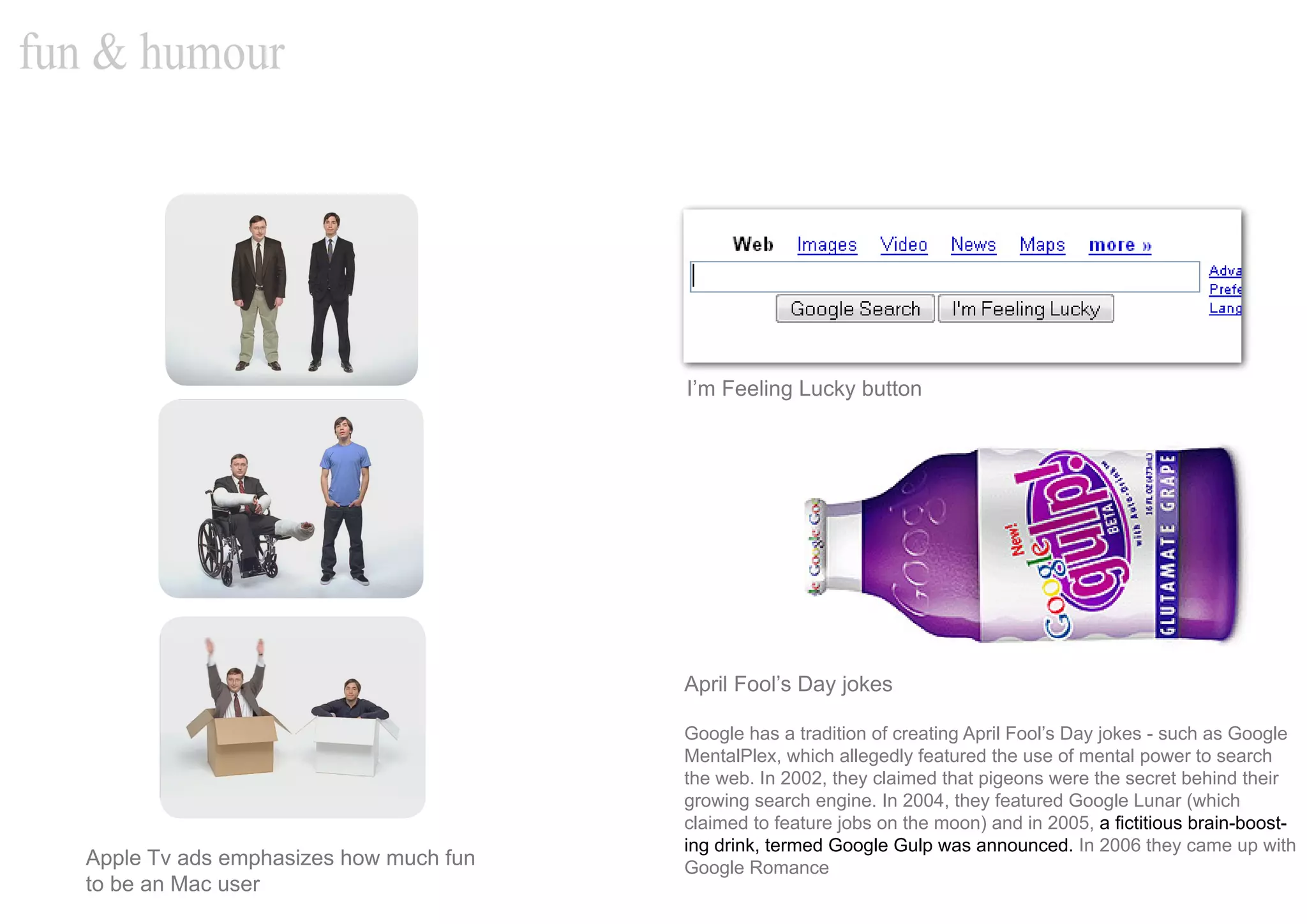 Google & Apple common brand values