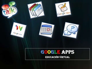 Google Apps Educación virtual 