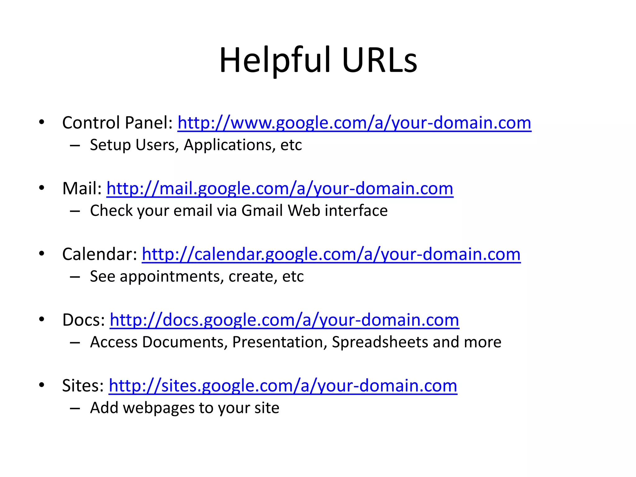 You can also add a CNAME record to the DNS for your domain