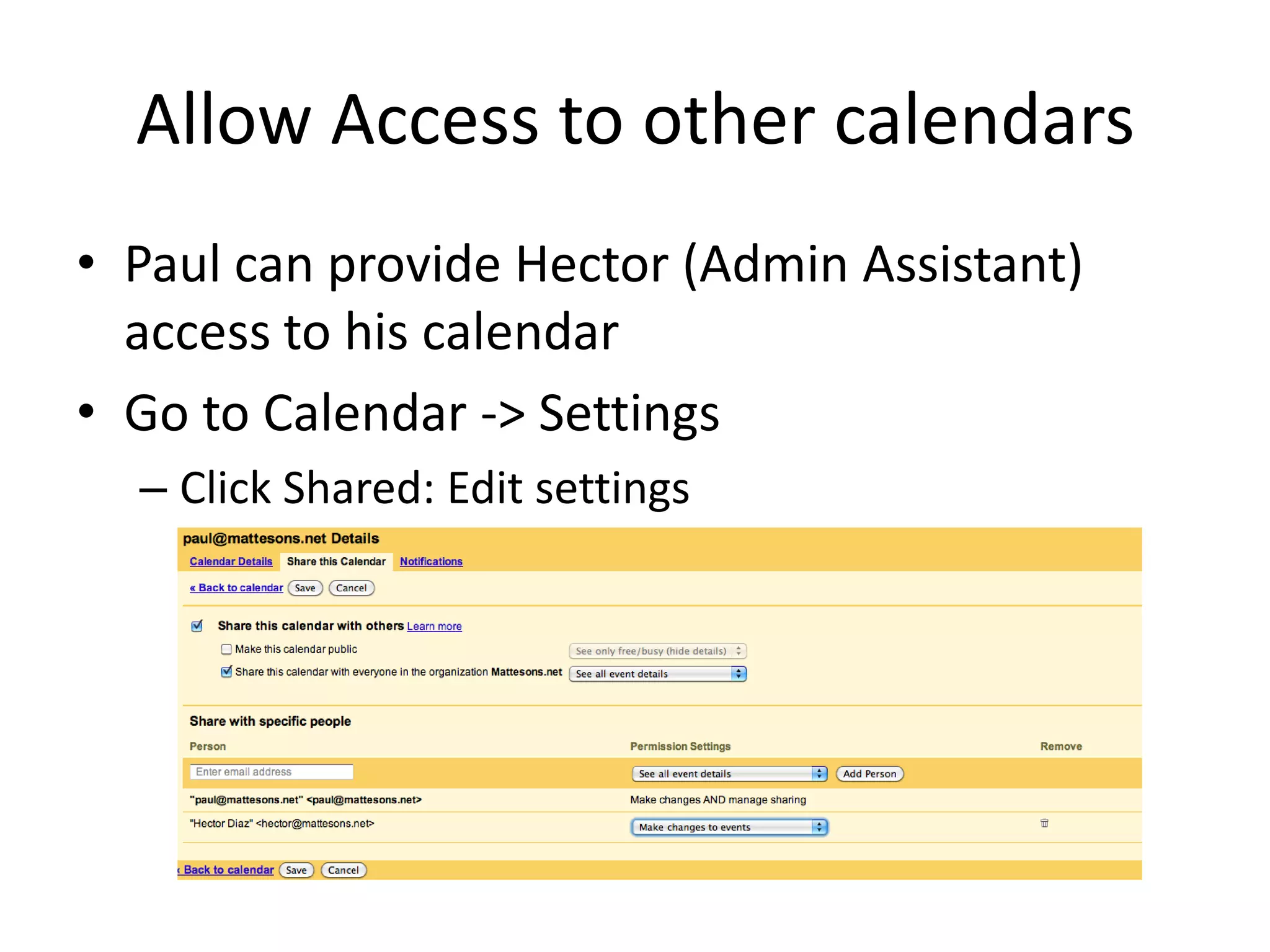 Let’s add some usersPaul Smith (President)paul@mattesons.netHector Diaz (Admin Assistant)hector@mattesons.netTed Adams (Tech Support)ted@mattesons.net