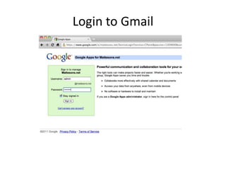 Login to Gmail