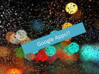Google Apps!! 