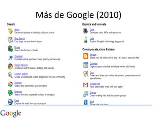 Más de Google (2010) 