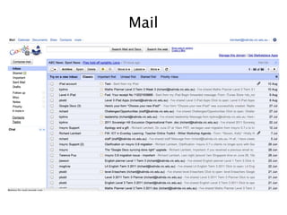 Mail
 