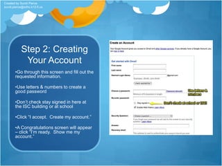 If you do not have a Gmail account, click the Create An Account box