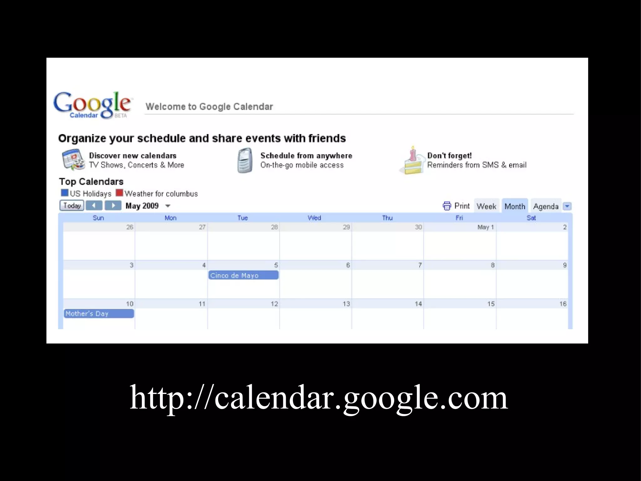 http://calendar.google.com 