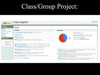 Class/Group Project: 