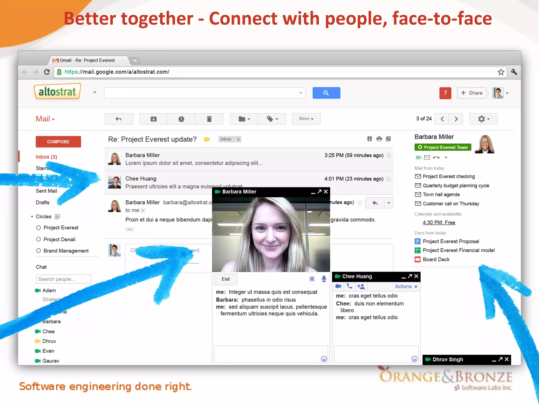 Better together - Connect with people, face-to-face
 