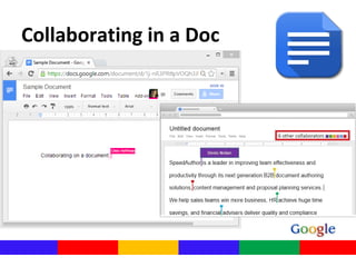Collaborating in a Doc
 