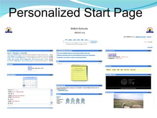 Personalized Start Page 