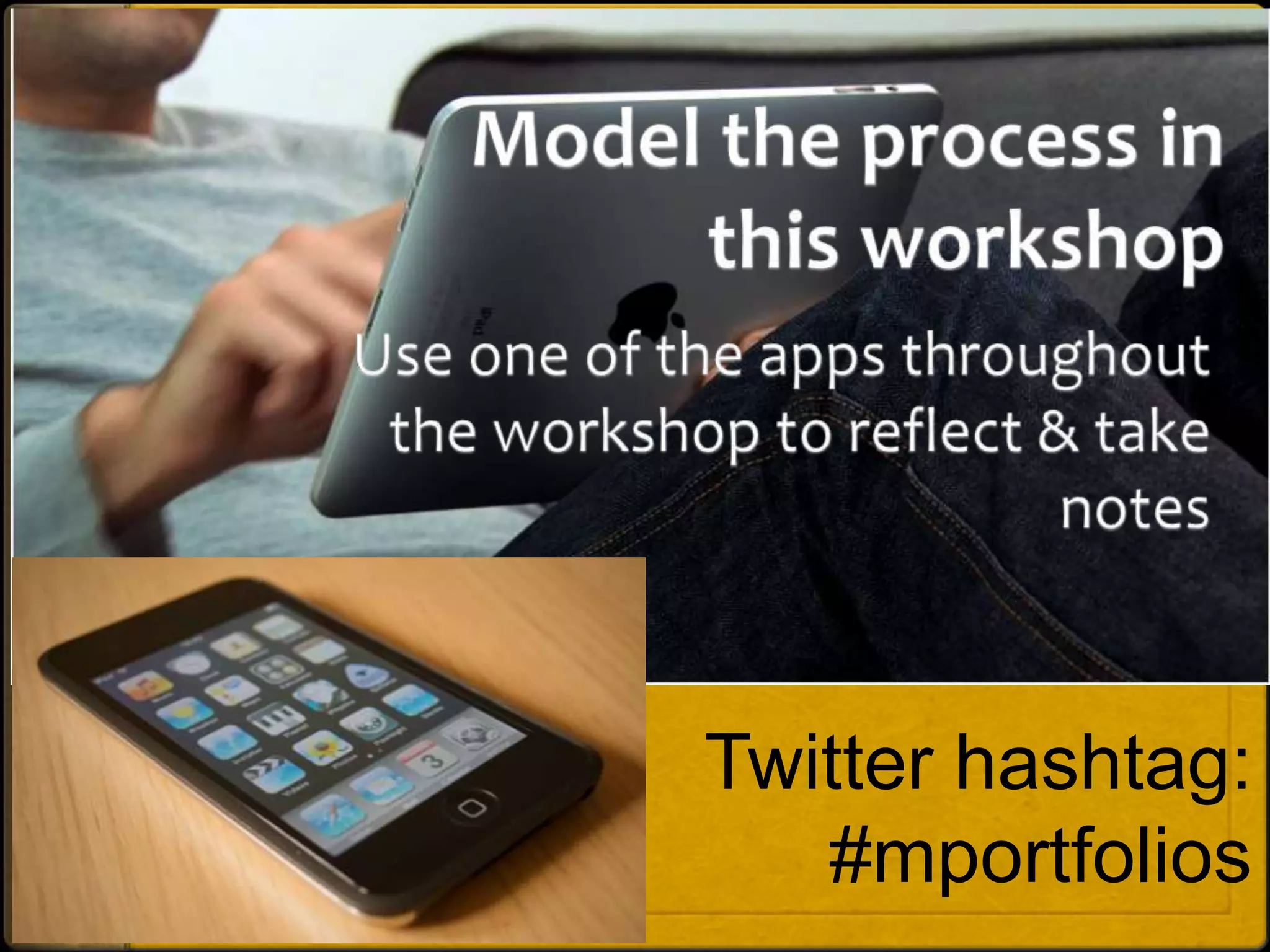 Twitter hashtag:
   #mportfolios
 