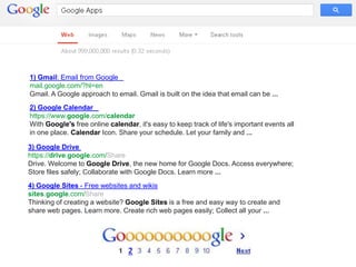 2
1
5) Chrome Browser - Google
www.google.com/chromeShare
Google Chrome is a browser that combines a minimal design with s...