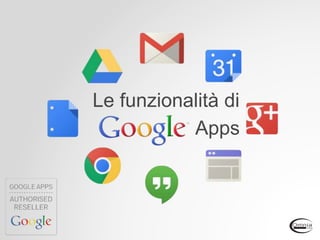 Apps
Le funzionalità di
 