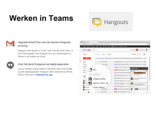 Werken in Teams
 