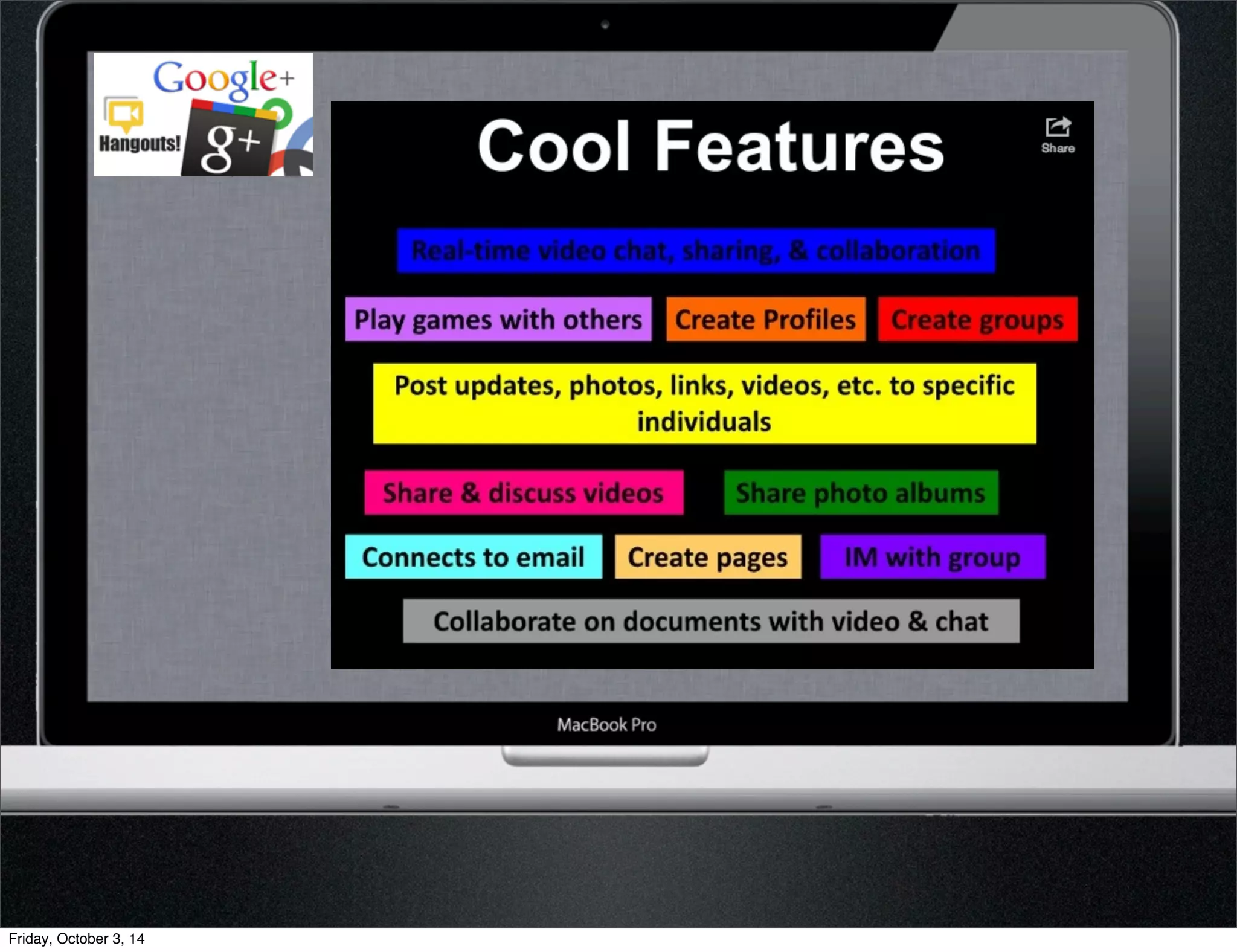 Friday, October 3, 14 
 