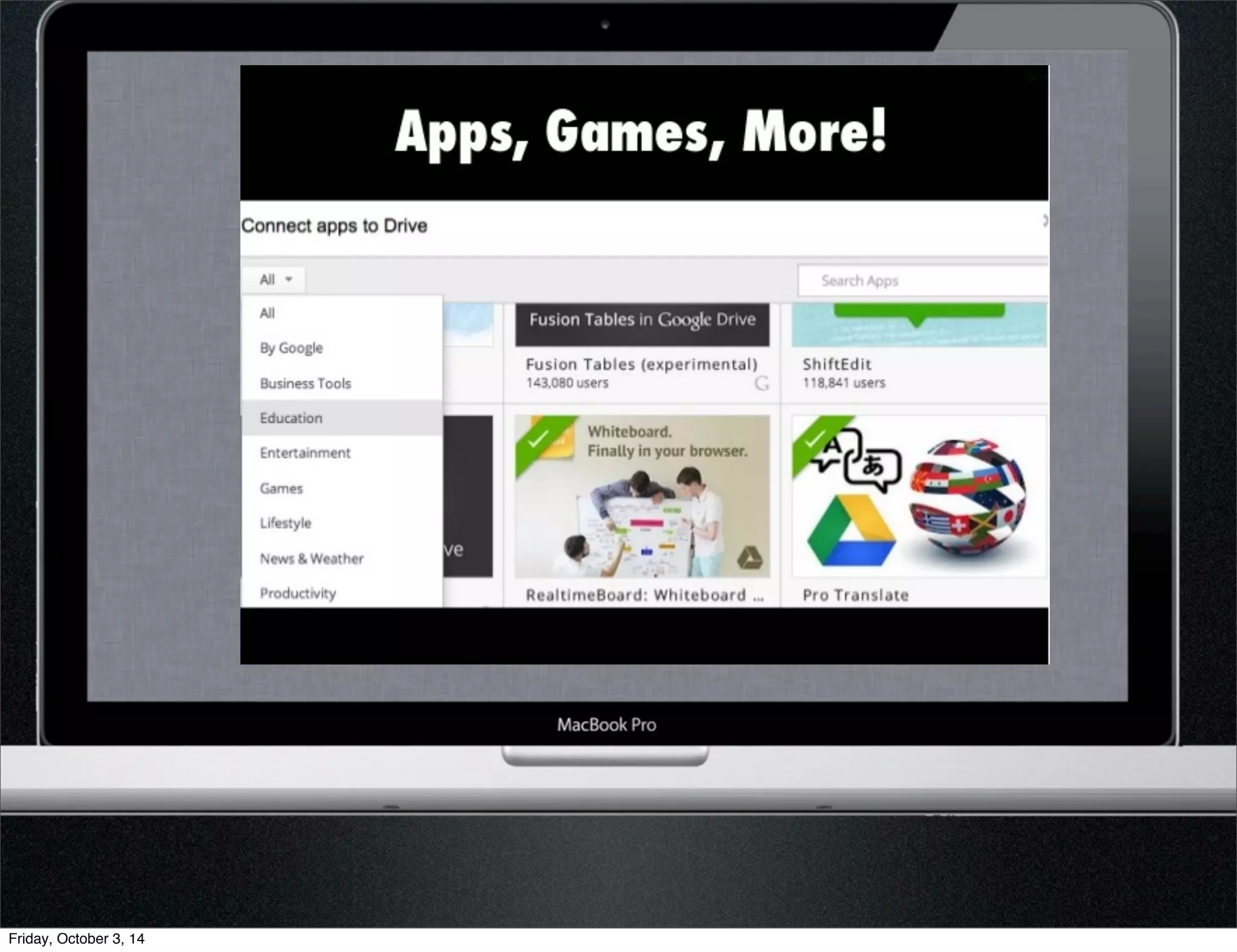 Friday, October 3, 14 
 