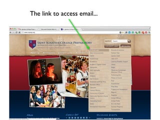 The link to access email...
 