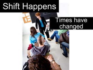 Shift Happens Times have changed 