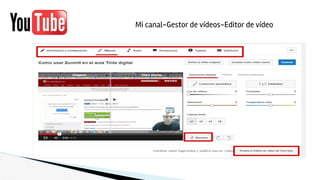 Mi canal-Gestor de vídeos-Editor de vídeo
 