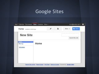 Google Sites

 