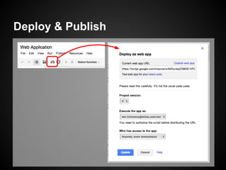 Deploy & Publish

 