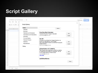 Script Gallery

 