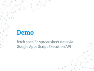 Google apps script introduction | PDF