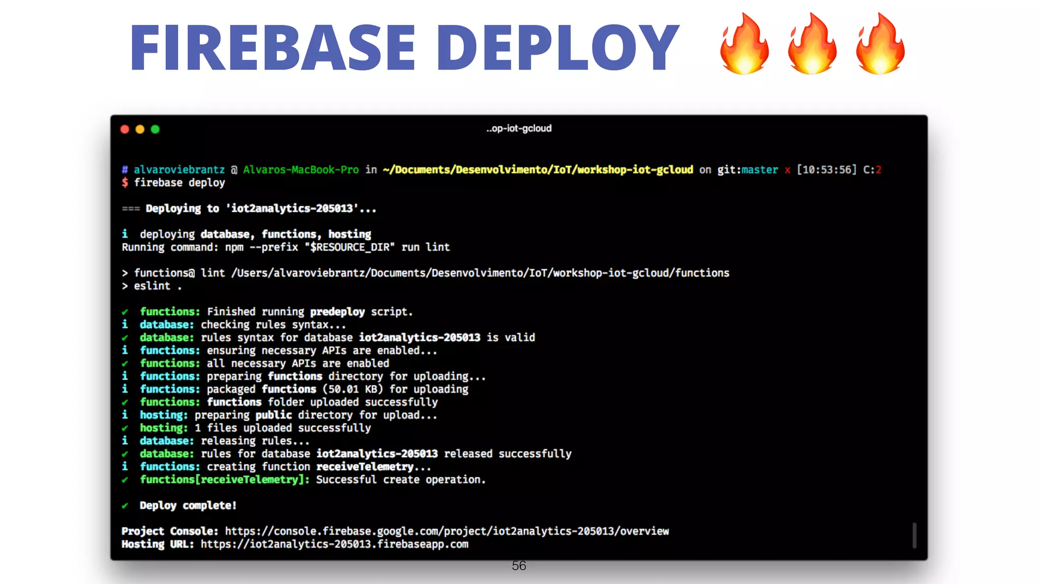 56
FIREBASE DEPLOY 🔥 🔥 🔥
 
