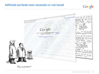 8Que trouve-t-on  dans une page de resultats Google ?Sponsored “Paid” AdvertisingAdvertisers can bid on these positionsOrganic “Natural” Search ResultsCost free; results are based on Google ranking algorithm of relevance to search query9La recherche naturelle change en permanence$0x00+10-20%Google doesn’t accept payment for inclusion in organic search results or for improving site rank…of the web is new each week, when Google updatesthe indexNew improvements to the algorithm every yearBillions of pages added every year