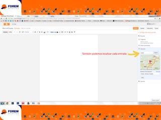 También podemos localizar cada entrada

 