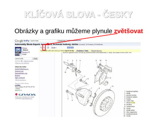 KL??OV? SLOVA - ?ESKY
Obrzky a grafiku m??eme plynule zvt?ovat
 