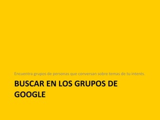 Google búsquedas para el curso de verano de la Universidad de  