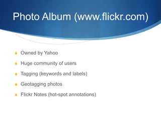 Google calendar&photoalbum | PPT
