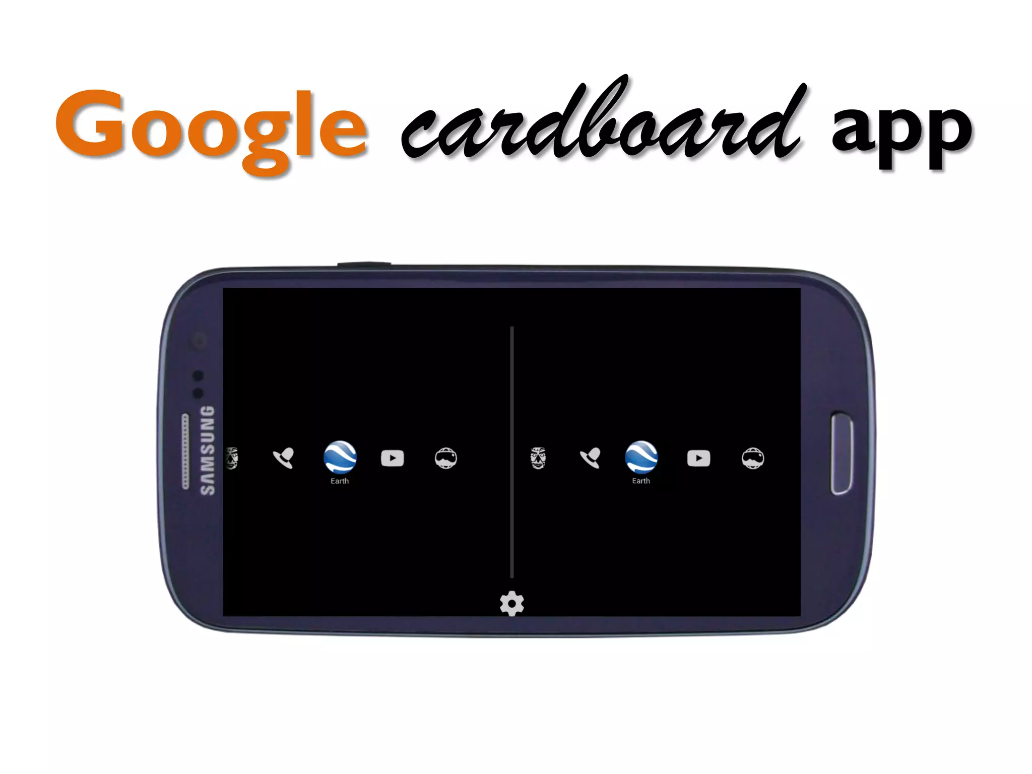 cardboardGoogle app
 