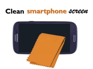 smartphone screenClean
 