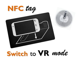 NFC tag
Switch modeto VR
 