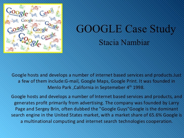 case study of google