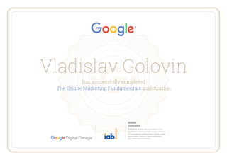 Vladislav Golovin
11/02/2018
 