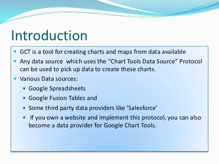 Google Chart Tools