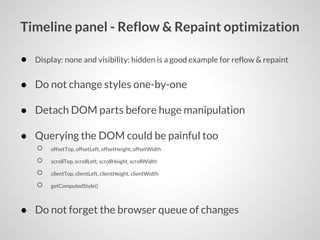 Ustream Techtalks: Google Chrome Developer Tools | PDF