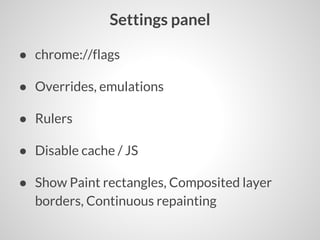 Ustream Techtalks: Google Chrome Developer Tools | PDF