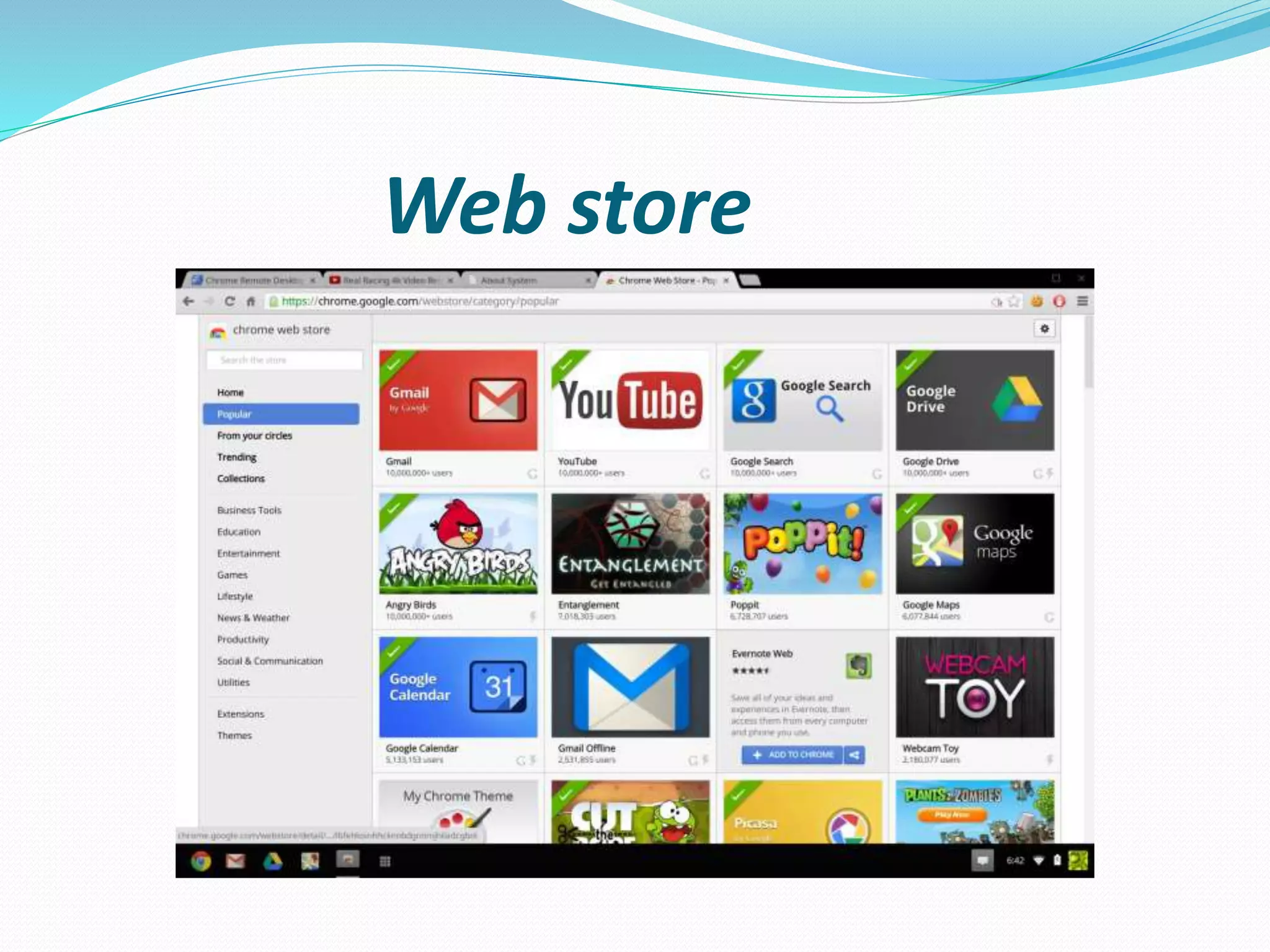 Web store
 