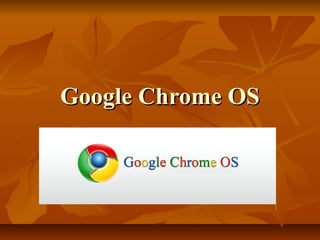 Google Chrome OS
 