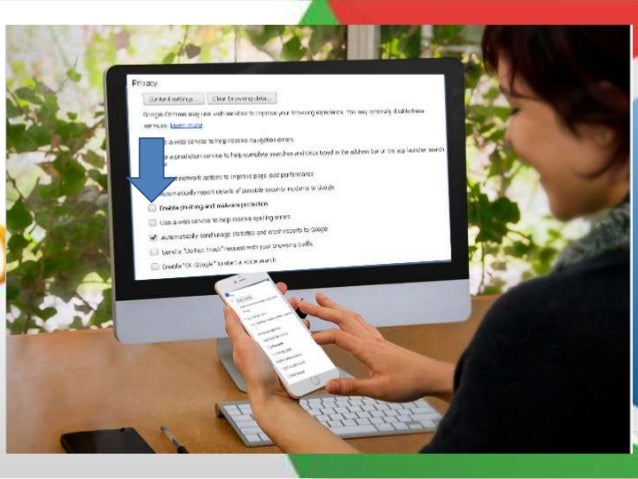 Google Chrome を搭載した MacBook。