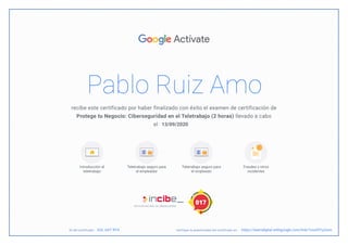 Pablo Ruiz Amo
13/09/2020
https://learndigital.withgoogle.com/link/1nur091p2wwA2L AAT RY4
 