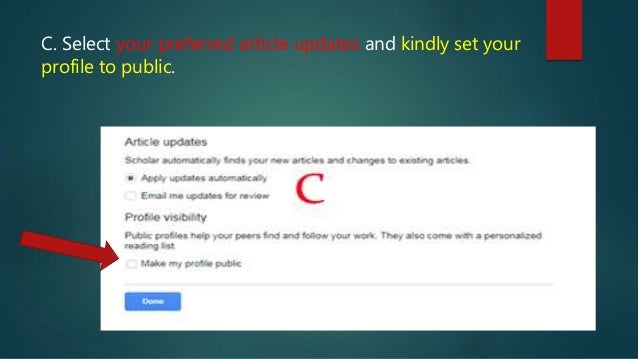 How to create your Google Citation Profile